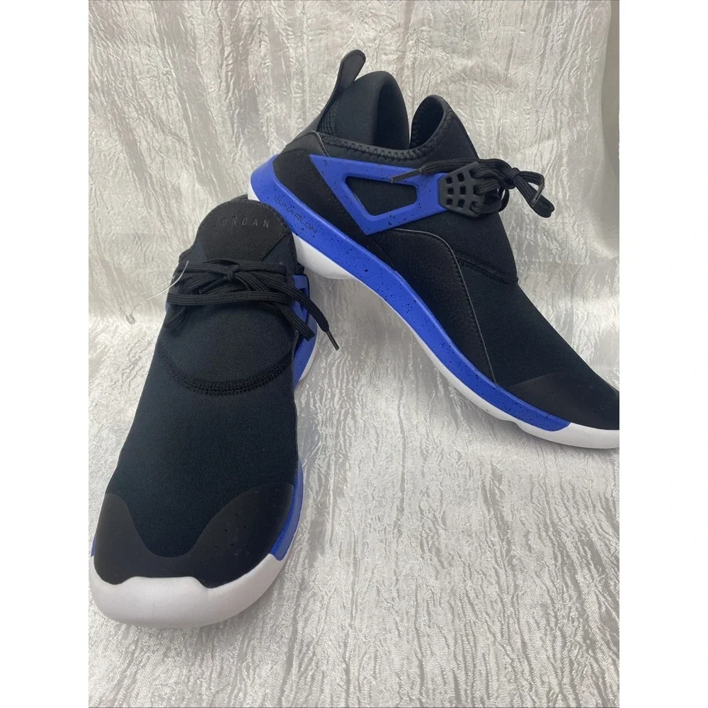 Nike Air Jordan Fly 89 Black Game Royal White Men's Size 11 Sneakers 940267-006